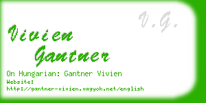 vivien gantner business card